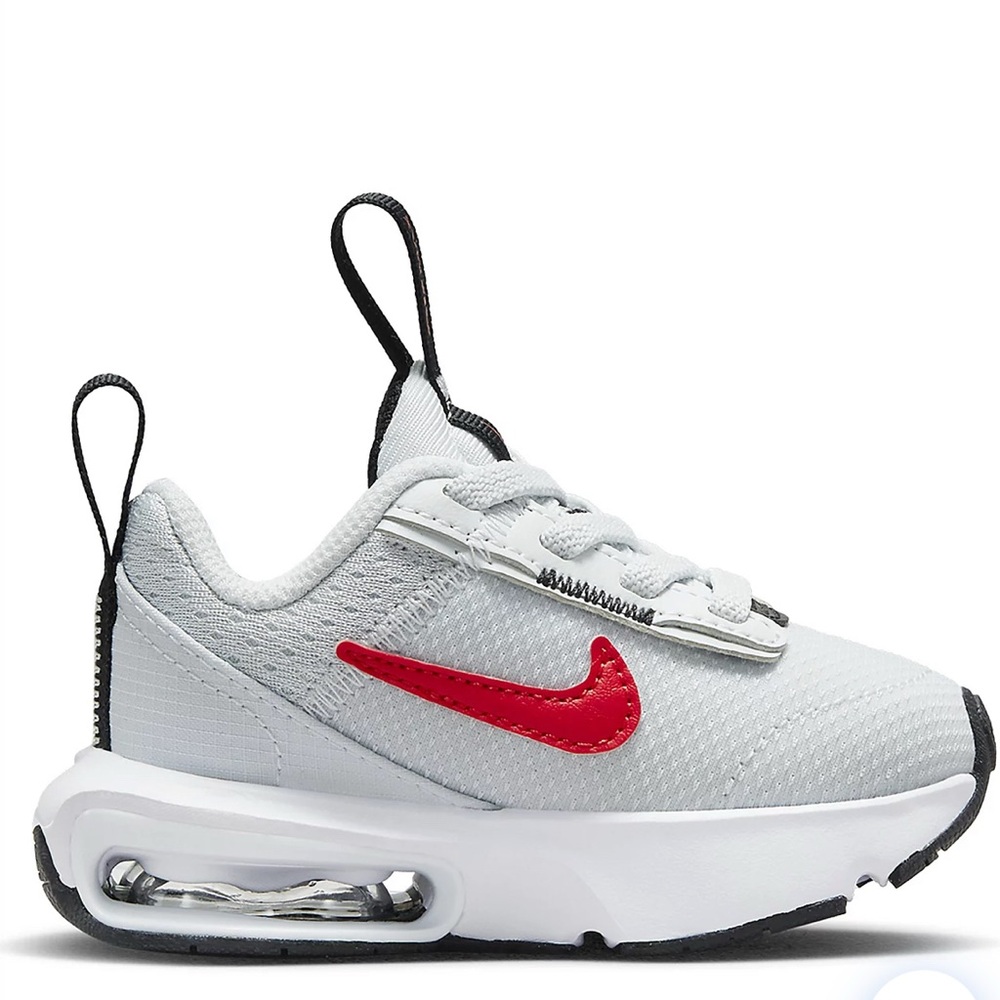 Nike Gray and Red Air Max Sneakers